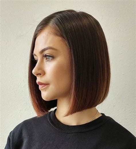 a line bob haircut short|very short blunt haircuts.